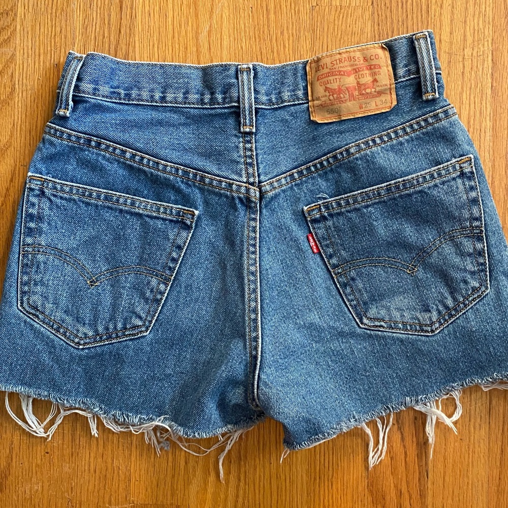 Levi's Vintage High-Waisted 550 Cut Offs